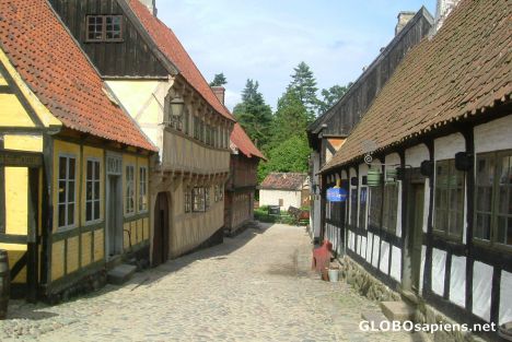 Postcard Den Gamle By