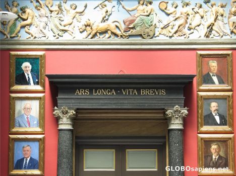 Postcard Inside the carlsberg museum
