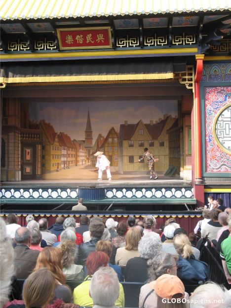 Postcard theatre production in tivoli