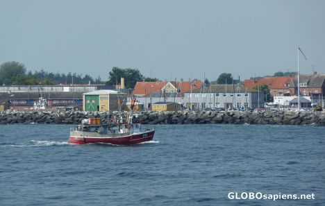 View of the port of Nexo