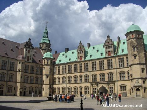 Courtyard of Kronborg Castle
