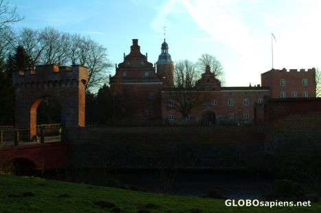 Postcard Funen - one of grand manor houses