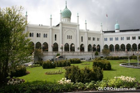 Postcard Tivoli; the Persian pavilion