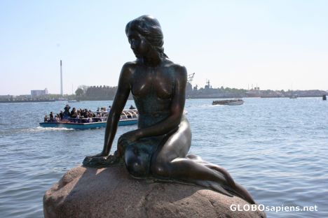Postcard The little mermaid
