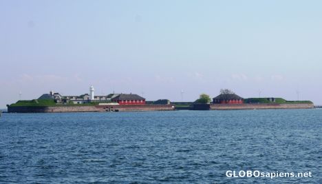 Postcard Trekroner Sea Fortress