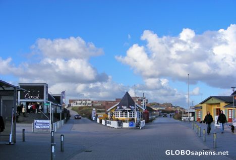 Postcard Henne Strand