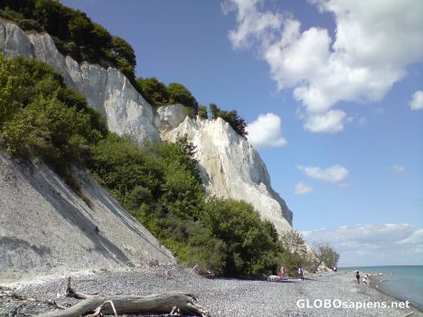Postcard Mons coastline