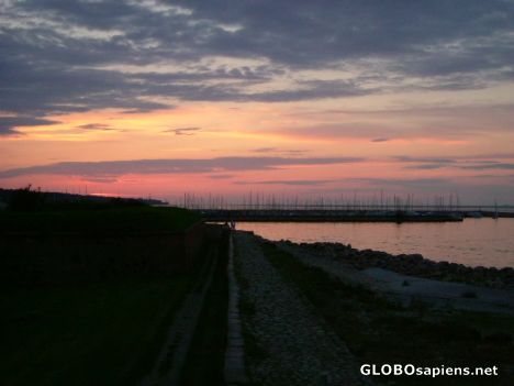 Postcard Sunset in Helsingør