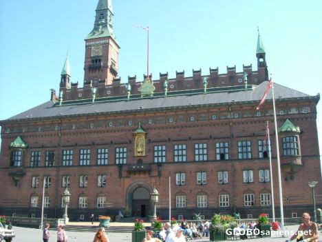 Postcard City Hall in Copenhagen