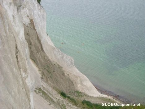 Postcard møns klint