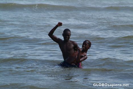 Postcard Djibouti City - Posers