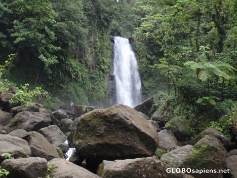 Postcard Trafalgar Falls, Dominica