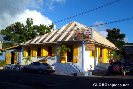 Postcard Roseau (DM) - restaurant