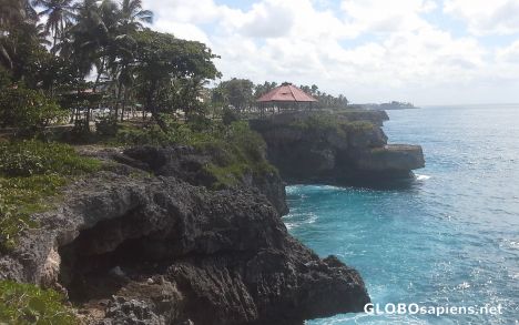 Postcard The coast near Santo Domingo