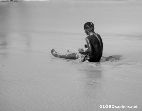 Postcard lonely by the sea IV