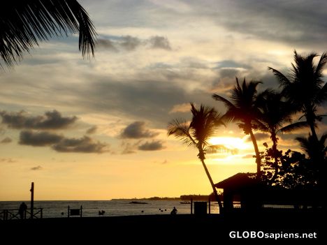 Postcard sunset at juan dolio II