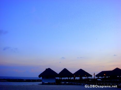 Postcard sunset at juan dolio VI