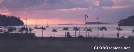 Postcard Samana Sunset