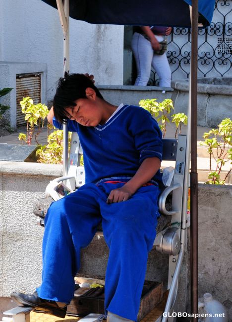 Postcard Tired.....