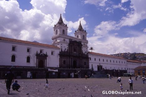 Postcard Monastery of San Franzisco