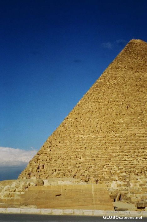 Postcard Side View of the Pyramid