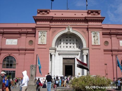 Postcard Egyptian Museum