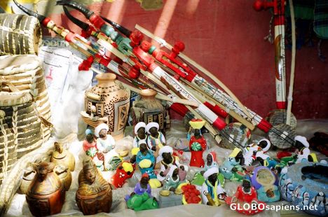 Postcard Nubian artwork