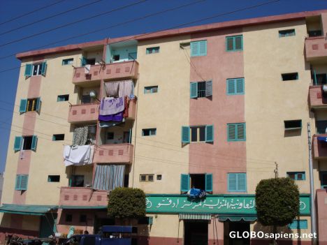 Postcard Colourful Flats