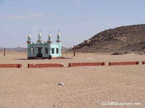 Postcard Mosque for the beduins