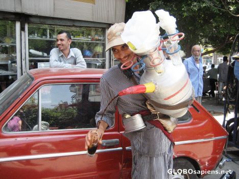 Postcard Wandering Tea Vendor