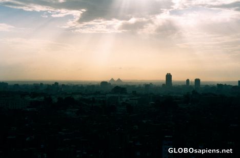 Postcard Cairo's panorama