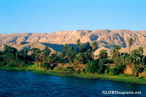 Postcard The Nile Valley - Sahara's mountains