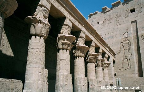 Postcard Philae Temple