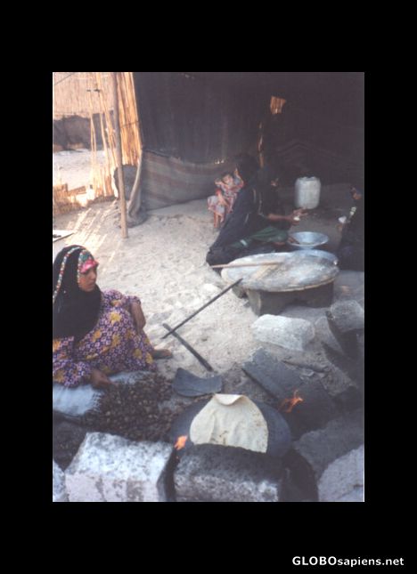 Postcard Bedouin Women in the Eastern Desert