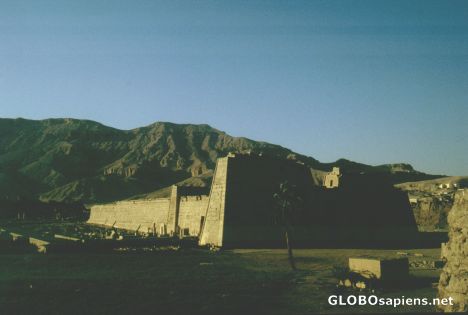 Postcard Medinat-Habu Temple