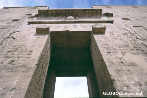 Postcard Horustemple