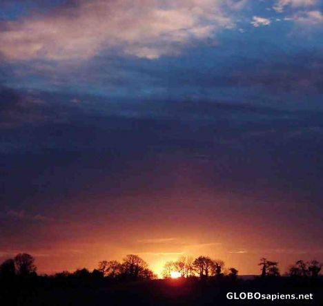 Postcard Ballintrane Sunrise