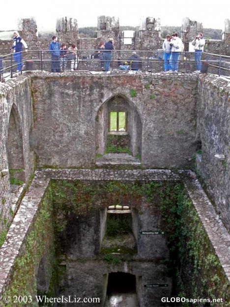 Postcard Kissing the Stone, Blarney