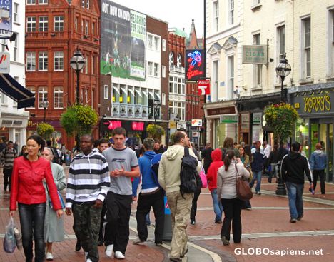 Postcard Grafton Street