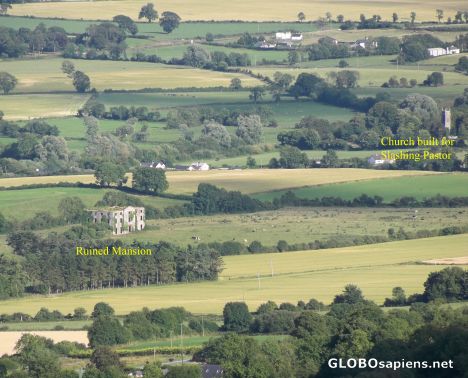 Postcard History seen from Oisin Park