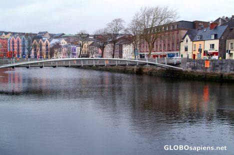 Postcard Cork - one of the small bridges