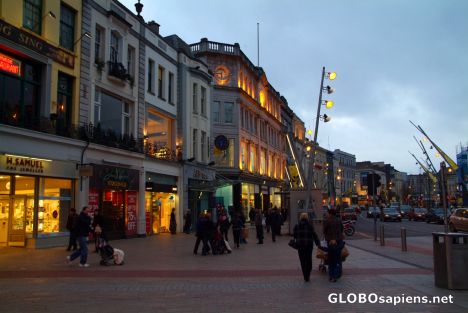 Postcard Cork - Parade in the evening