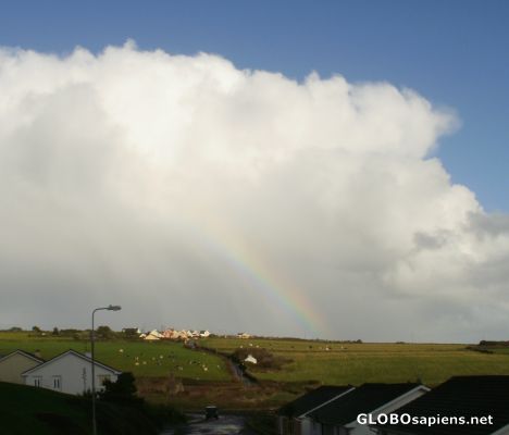 Postcard hint of rainbow
