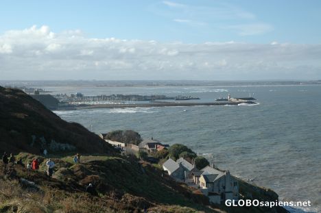 Postcard Howth - harbor