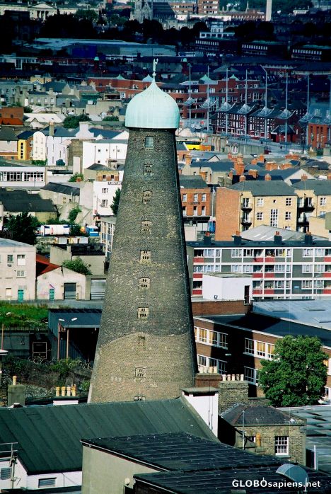 Postcard Dublin - View from the brewery