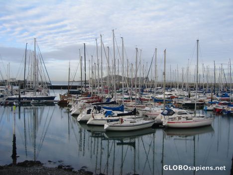 Postcard The harbour at Howth