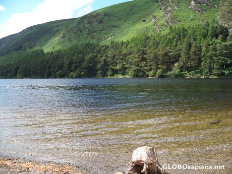 Postcard The upper lake