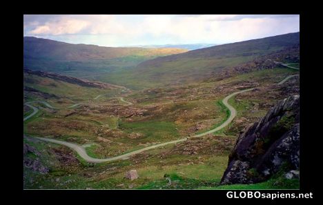 Postcard Sallys Gap, Ireland