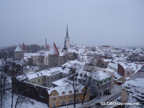 Postcard View of north west part of old city
