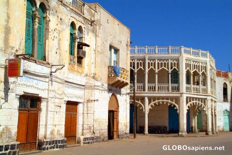 Postcard Massawa - Old Town